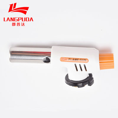 Outdoor Camping BBQ Flame Gun, przenośna latarka na butan 20 mm
