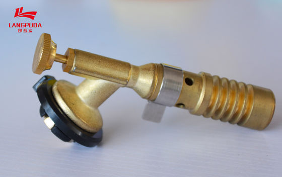 Mosiężny plastikowy palnik spawalniczy 115 mm z gazem butanowym Automatyczny zapłon