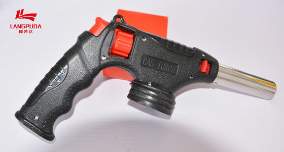 Przenośny pistolet płomieniowy z zapłonem metalowym, palnik do spawania gazem butanowym 22 cm