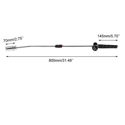Pistolet z paleniem gazowym 1300°C Temperatura płomienia 20cm Długość płomienia Ce